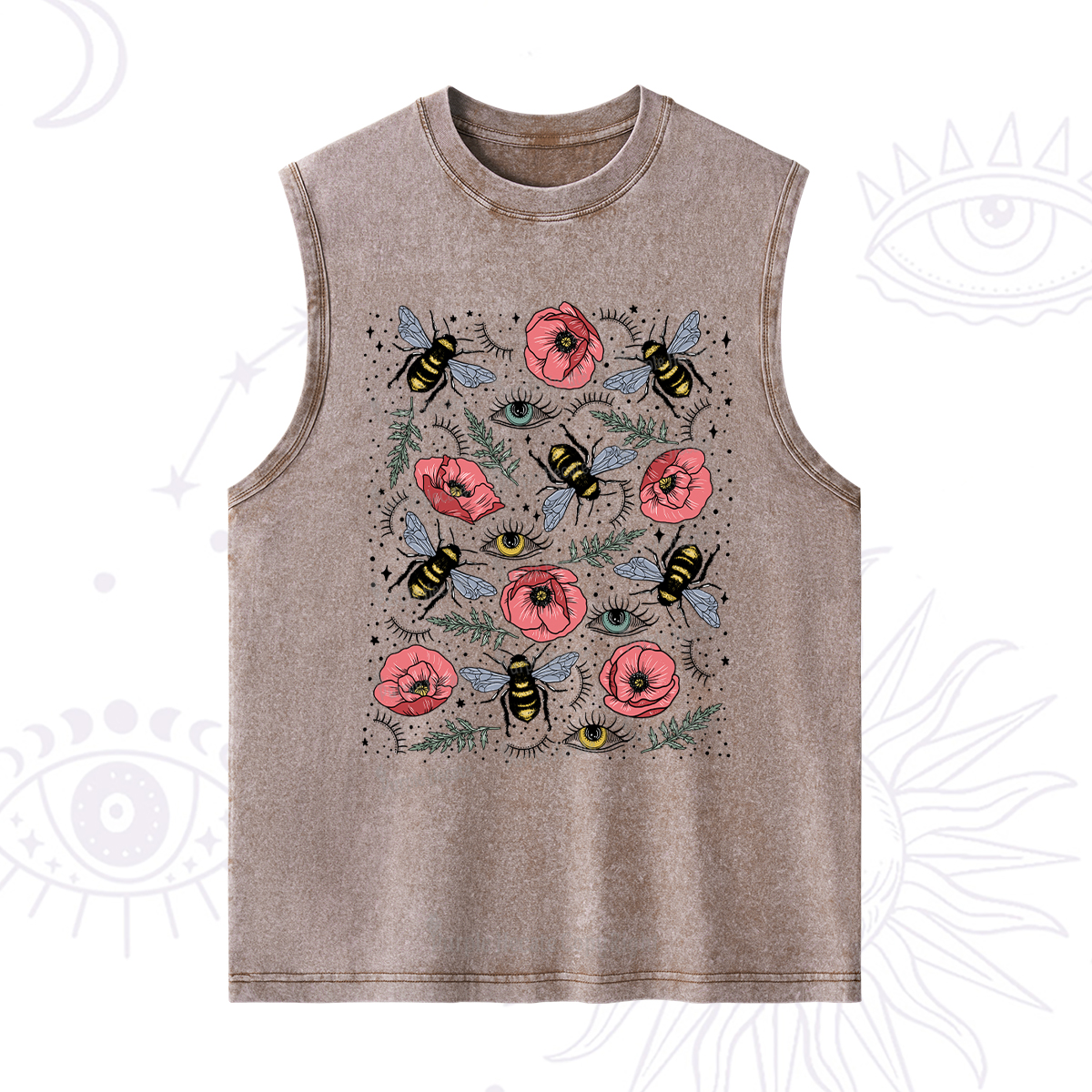 Purplehecate The Bee's Knees Washed Tank